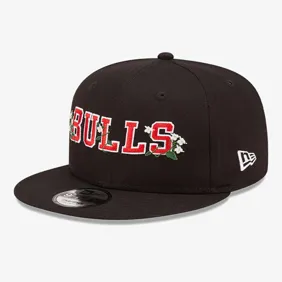 Chicago Bulls Flower Wordmark 9fifty Snapback Cap