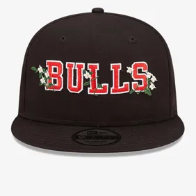 Chicago Bulls Flower Wordmark 9fifty Snapback Cap