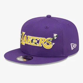 La Lakers Flower Wordmark 9fifty Snapback Cap