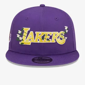 La Lakers Flower Wordmark 9fifty Snapback Cap