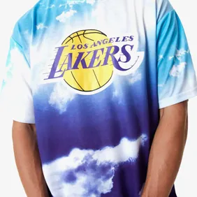 La Lakers Nba Sky All Over Print Oversized T-Shirt