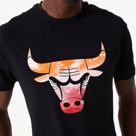 Chicago Bulls Nba Sky Print T-Shirt