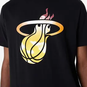 Miami Heat Nba Sky Print T-Shirt