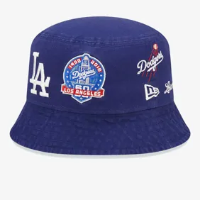 La Dodgers Cooperstown Multi Patch Bucket Hat