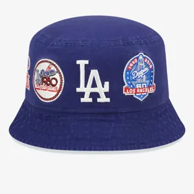 La Dodgers Cooperstown Multi Patch Bucket Hat