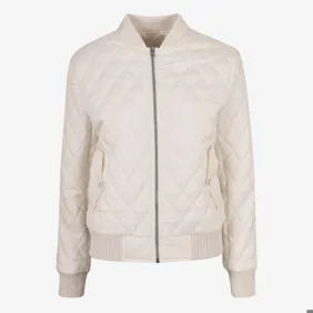 Ladies Diamond Quilt Nylon Jacket