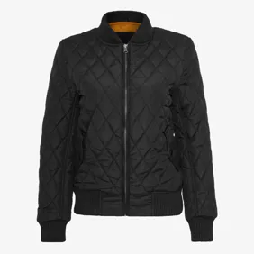 Ladies Diamond Quilt Nylon Jacket