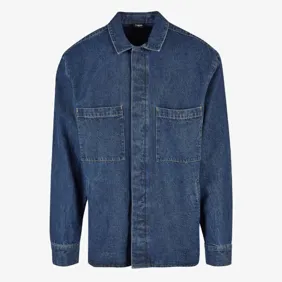 Oversized Denim Pocket Shirt