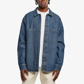 Oversized Denim Pocket Shirt