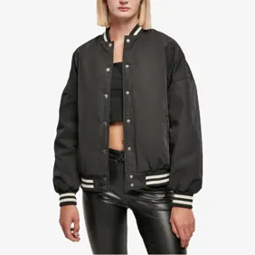Ladies Oversized Recycled College Jacket