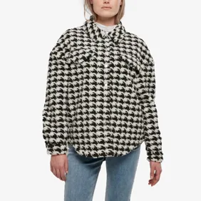 Ladies Aop Sherpa Overshirt