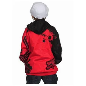 Racing Boys Fresh Kill Zip Front Fleece Flame
