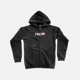 Corp Logo Kids Zip Hoodie