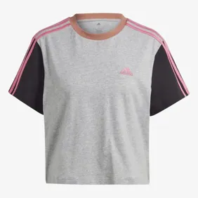 Essentials 3-Stripes Single Jersey Crop Top