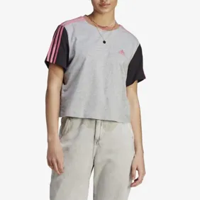 Essentials 3-Stripes Single Jersey Crop Top