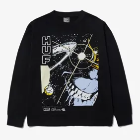 Avengers Thanos Eye Washed Crewneck Sweatshirt