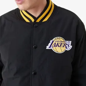 La Lakers Team Script Bomber Jacket