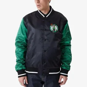 Nba Satin Bomber Boscel Jacket Boston Celtics