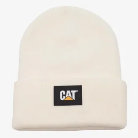 Cat Label Cuff Beanie