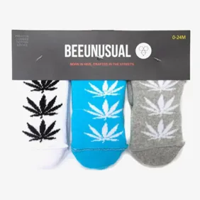 Baby Leaf Sock 3-Pack
