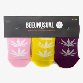 Baby Leaf Sock 3-Pack