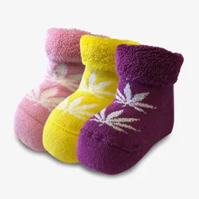 Baby Leaf Sock 3-Pack