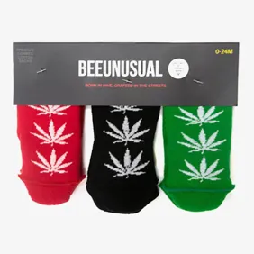 Baby Leaf Sock 3-Pack