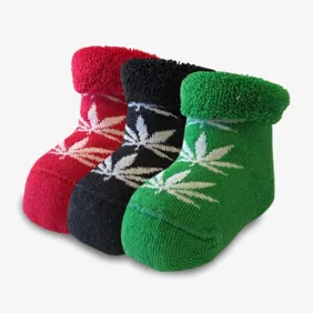 Baby Leaf Sock 3-Pack