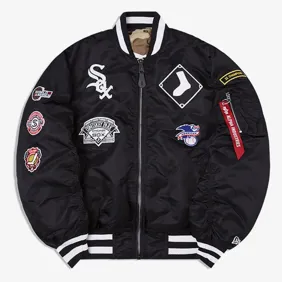 Chicago White Sox Alpha Industries Reversible Bomber Jacket