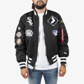 Chicago White Sox Alpha Industries Reversible Bomber Jacket