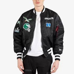Philadelphia Eagles Alpha Industries Ma-1 Bomber Jacket