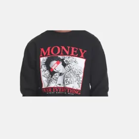 Money Over Everything Fleece Crewneck
