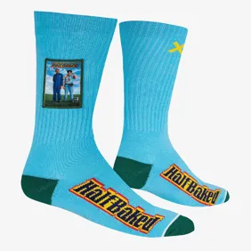 Half Baked Patch Sideways Crew Socks
