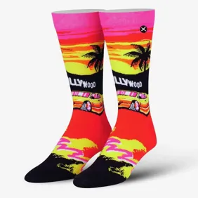Hollywood Hills Knit Crew Socks