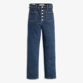 Ribcage Straight Patch Pocket Jeans