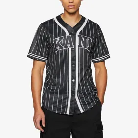Serif Pinstripe Baseball Shirt