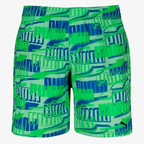 Swim Boys Printed All Over Mid Shorts
