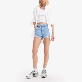 501 Original Short Light Iidigo-Worn In