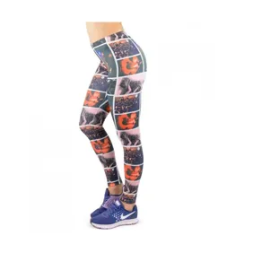 Photo Print Legging Long