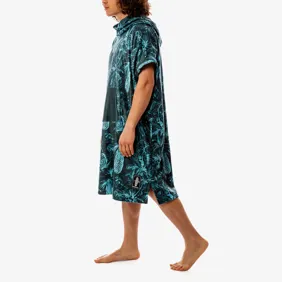 “Pina Nero” Hooded Poncho