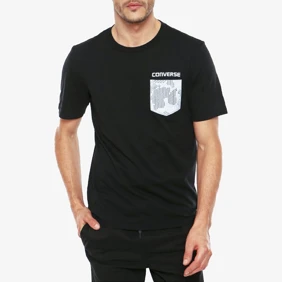 Jacquard Mesh Pocket Tee