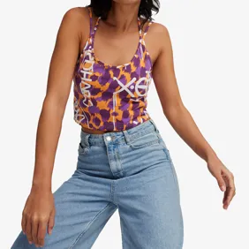 X-girl Aop Crop Top