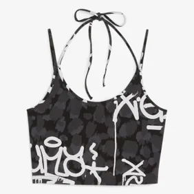 X-girl Aop Crop Top