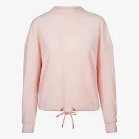 Ladies Oversized Velvet Crew