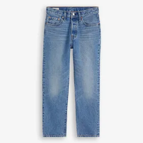 501 Original Crop Med Indigo