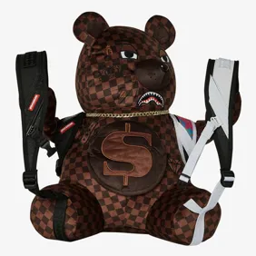 Bear Wearing Backpack Plush Backpack