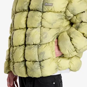 Sport Patch Square Quilted Tie Dye Puffer Jacket