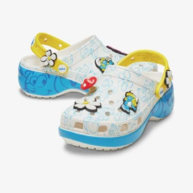 Smurfs Platform Clog