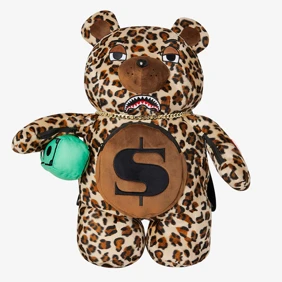 Leopard Money Bear Backpack