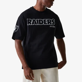 Las Vegas Raiders NFL Wordmark Oversized T-Shirt